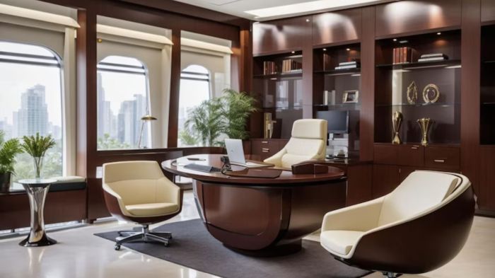 Productivity Redefined: Luxury Office Furniture for Success Private office luxury furniture